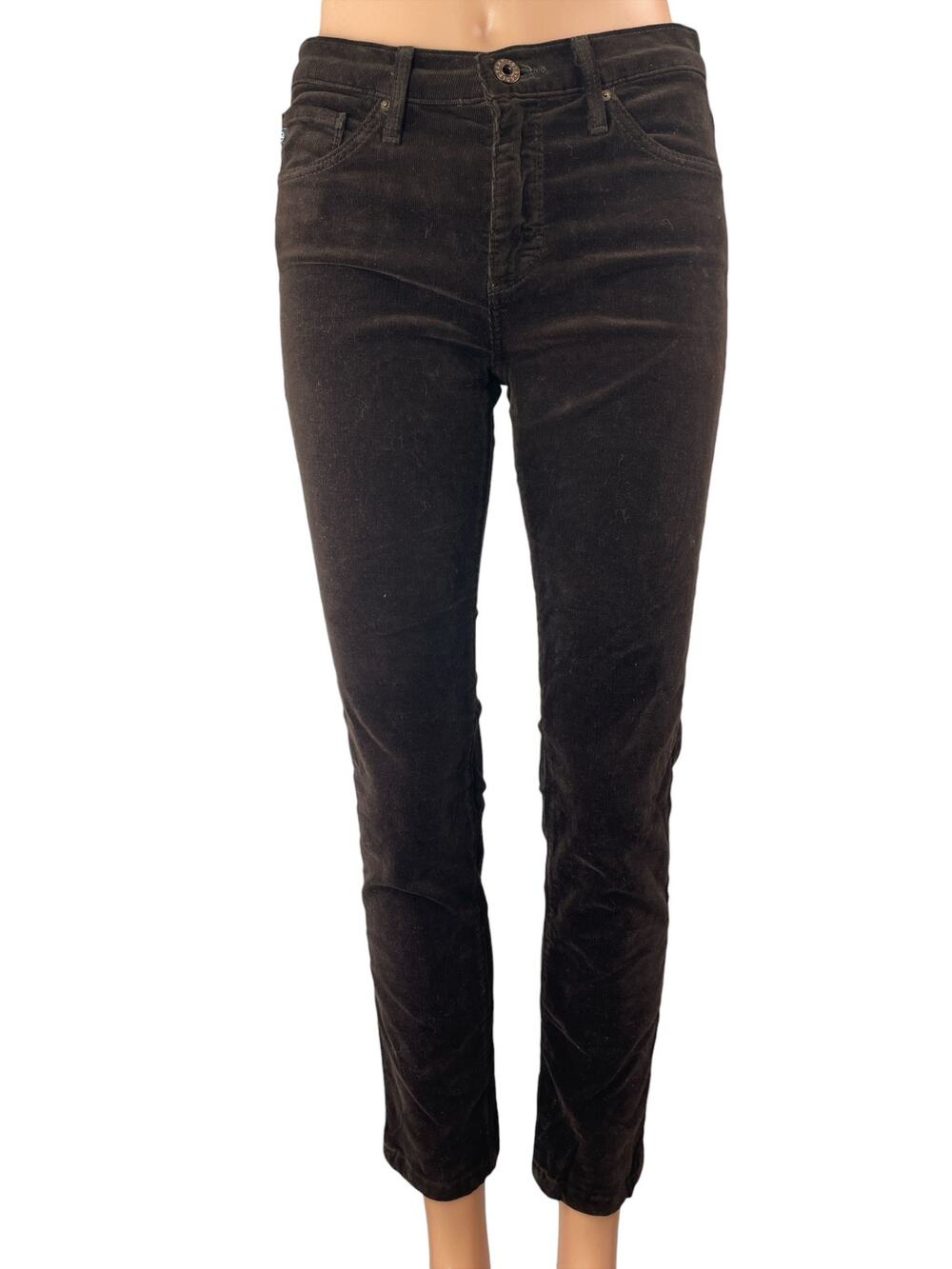 Adriano Goldschmied The Prima Mid Rise Cigarette Skinny Denim Jeans Pants Sz 26R